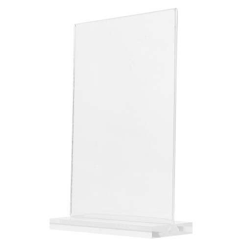 6Pcs Acrylic Flyer Holders Sturdy Sign Display Stand