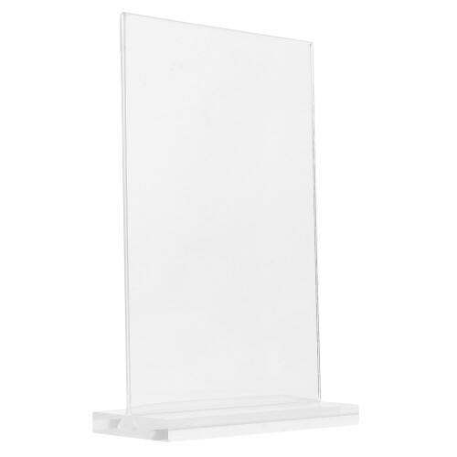 6Pcs Acrylic Flyer Holders Sturdy Sign Display Stand 2