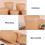 25 Sets Einfache Verpackungsboxen Stilvolle To-Go-Boxen 8