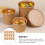 25 Sets Einfache Verpackungsboxen Stilvolle To-Go-Boxen 9