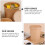 25 Sets Einfache Verpackungsboxen Stilvolle To-Go-Boxen 6