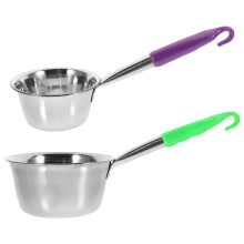 2Stk Wasserkelle Mit Langem Griff Für Bad (16Cm+12Cm)