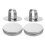 4Pcs Versatile Metal Cookie Cutters Baking Kit Silver Biscuit Mold Set 9