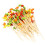100Stk Lebensmittel Spieße Cocktail Holz 12Cm 1