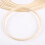 10Pcs Durable Light Yellow Bamboo DIY Embroidery Circles for Sewing 9