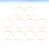 10Pcs Durable Light Yellow Bamboo DIY Embroidery Circles for Sewing 2