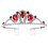1St Rood Kristallen Tiara Bruid Haarband 1