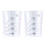 4Stk 600Ml Transparenter Kunststoff Messbecher Für Ölfarben 10
