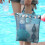 2Stück Blumenmuster Strandtasche Für Schuhe Badeanzug 9