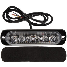 18 W 12-24 V 6 Strobe Licht 18 Modi Ultradünn Für Lkw Motorräder