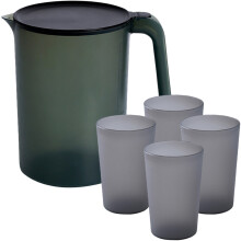 1 Set Wasserkanne Mit Tassen Große Kapazität Handlich