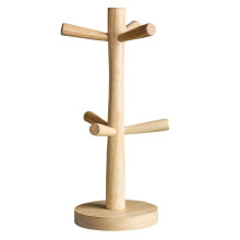 1St Umgestülpter Becherabtropfhalter Aus Holz, Praktischer Becherständer