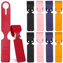 10Pz Tag Valigia in Pelle PU Per Viaggio