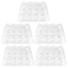 5Stk. Transparente Mehrfach-Grid Muffin Box Cupcake Behälter