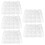 5Stk. Transparente Mehrfach-Grid Muffin Box Cupcake Behälter 5