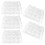 5Stk. Transparente Mehrfach-Grid Muffin Box Cupcake Behälter 10