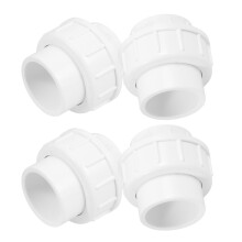 4Stk Weiße PVC Rohrfittinge Für Wasser Abwasser