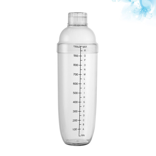 1000Ml Pc Harz Transparenter Mischbecher Milchtee Flasche 2