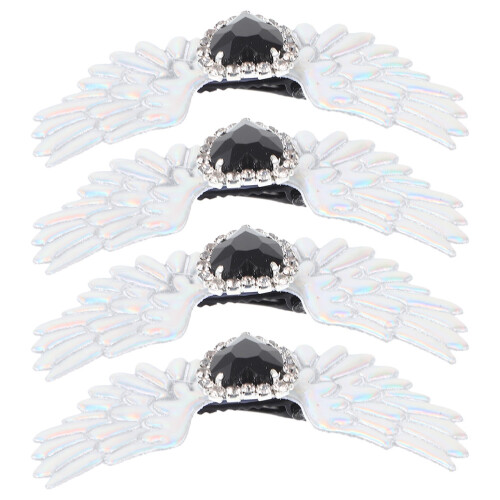 4Stk. Schuhclips Abnehmbar Silber