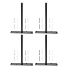 4 Sets Wandregal Halterung Verdeckte T-Form Regalstütze