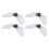 4Stk. Schuhclips Abnehmbar Silber 10