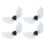 4Stk. Schuhclips Abnehmbar Silber 11