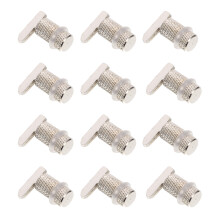 20Pcs Copper Shelf Pegs Silver Rust Resistant Cabinet Shelf Supports