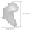 White Silicone Africa Map Casting Mold DIY Craft Mold for Crafts 2