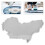 White Silicone Africa Map Casting Mold DIY Craft Mold for Crafts 4