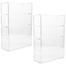 2Stk. Acryl Brillenbox Organizer Für Sonnenbrillen Und Brille