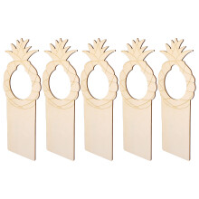 5 Teile Türknopf Anhänger Holz Türgriff Aufhängedeoration DIY