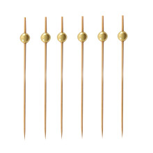 1 Beutel 300 Obstspieße Cocktailspieße Gabeln Gold