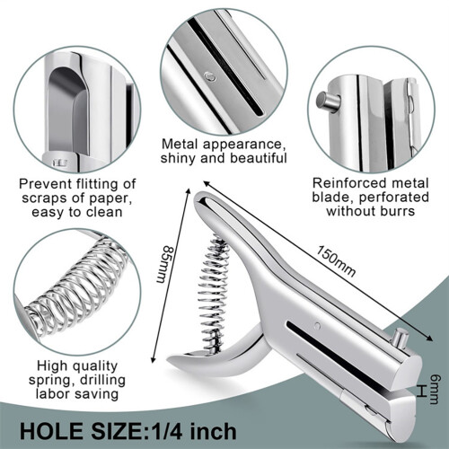 Heavy Duty Papier Karten Einzellocher 1