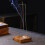 Brown Ceramic Copper Hanging Reverse Incense Stick Holder for Home 10