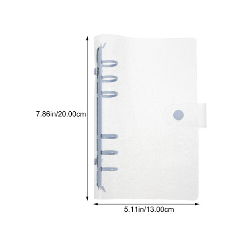 Binder Mit Schnappverschluss Transparente Nachfüllbare Notizbuchhülle 2