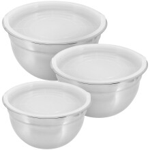 3Stk Mischschüsseln Mit Deckel Für Suppe Nudeln