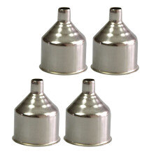 4Pcs Stainless Steel Oil Wine Funnels for Home Use Liquid Transferring