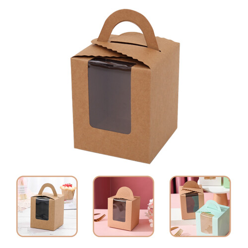 24Stk Cupcake Boxen Mit Für Kuchen Verpackung 1