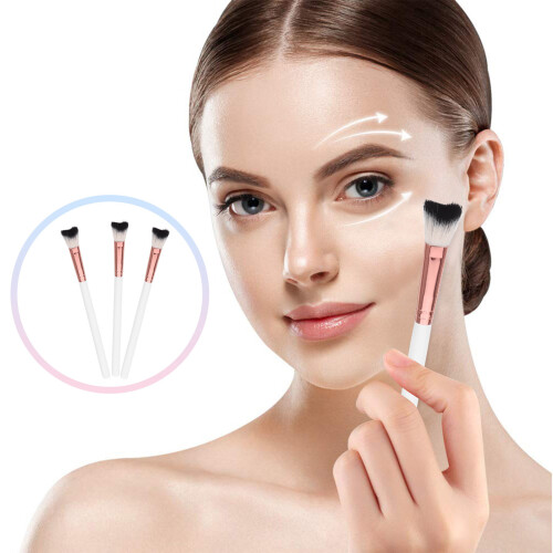 3Stk Nasenpinsel Für & Highlighter, Make-up- 1