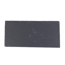 Natürliche Schiefer Rechteckplatte Essstein 25x12 Cm