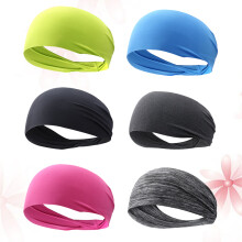 6St Unisex Sport Stirnband Schnell Trocknend Für Yoga Laufen Fitness