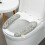 3 Paar Universal WC-Sitz Scheiben Herzförmig Plüsch WC-Sitzbezug 7