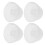 4Pcs Sturdy Silicone Hearing Aid Domes Comfortable White Accessory 1