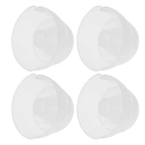 4Pcs Sturdy Silicone Hearing Aid Domes Comfortable White Accessory
