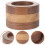 Espresso Tamper Halterung Filter Halter Holz 3