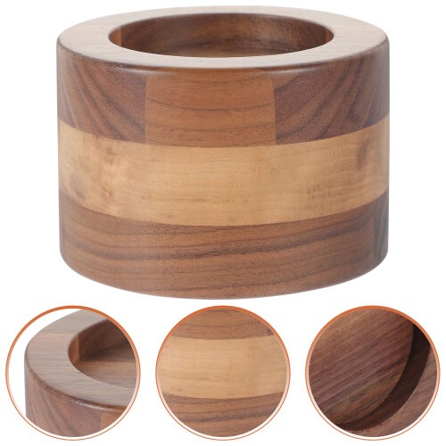 Espresso Tamper Halterung Filter Halter Holz 2