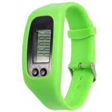 1St Silikon Armband Für Sportuhr Smart Pedometer Grün
