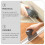 3Pcs Window Groove Cleaning Brushes Grey PP Multi-Functional Home Use 10