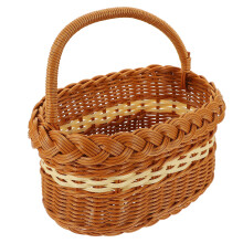 Imitation Rattan Mit Griff Für Picknick Und Aufbewahrung