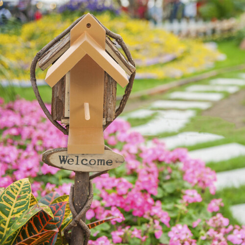Garten Vogelfutterhaus Für Und Außen Hängend 1